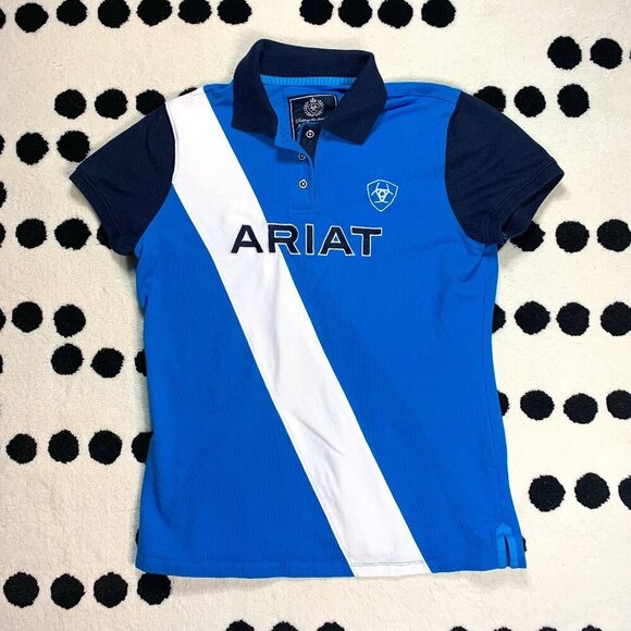 Ariat Taryn Short Sleeve Embroidered Logo Polo Shirt - Picture 1 of 8